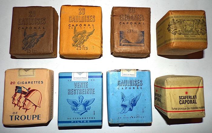 Paquets cigarettes